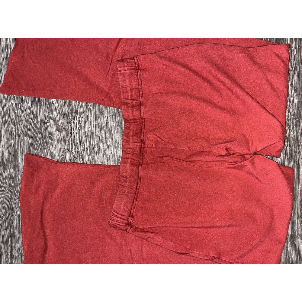 Michael Lauren Mabel Brick Red Pants- Medium Wide Leg Ab - Picture 5 of 5